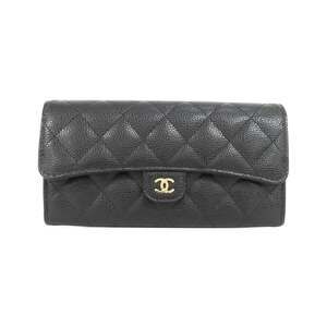 CHANEL Authentic Black Wallet